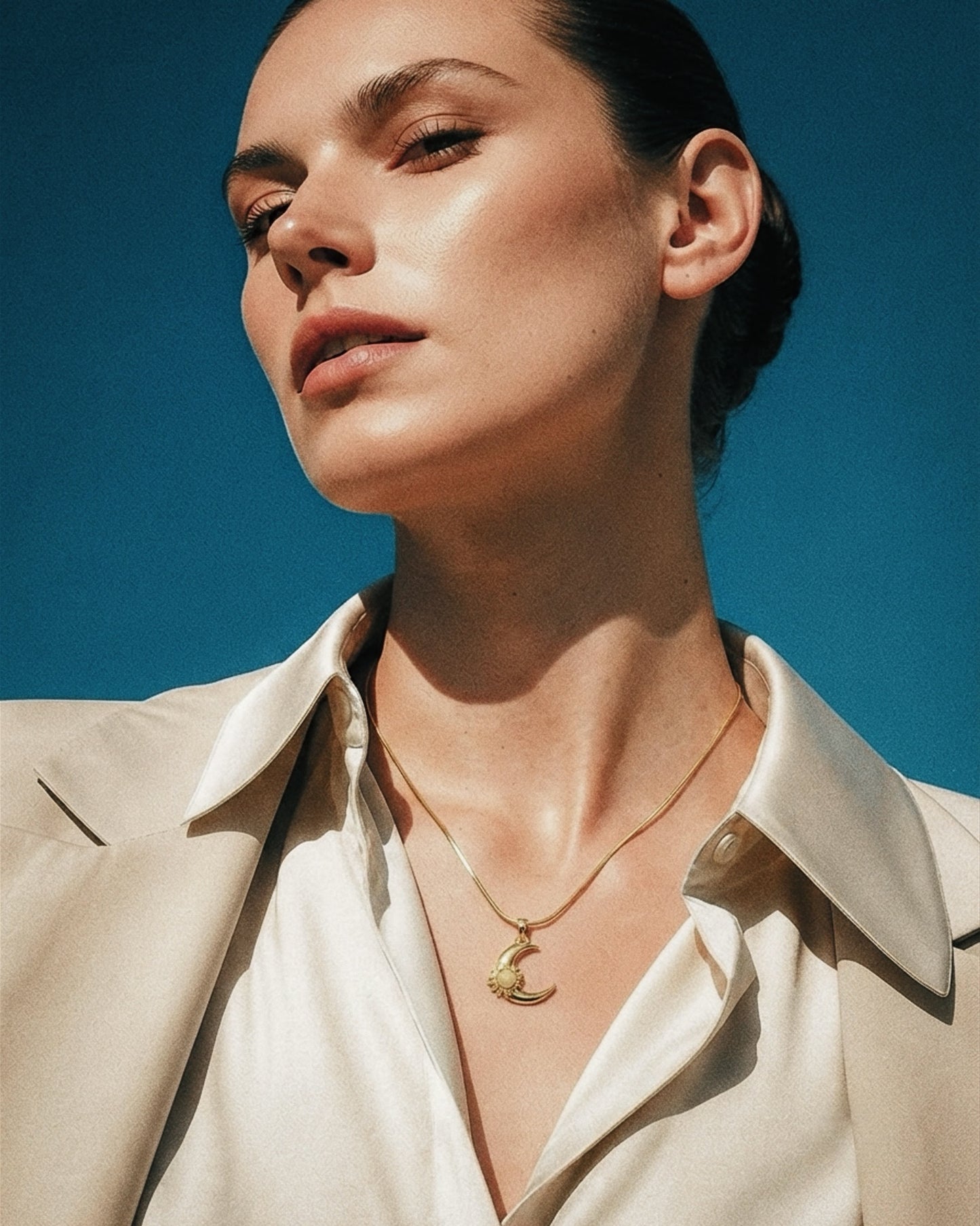 The Sakura Moon Necklace
