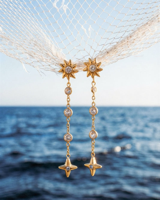 The Lumière Chain Earrings