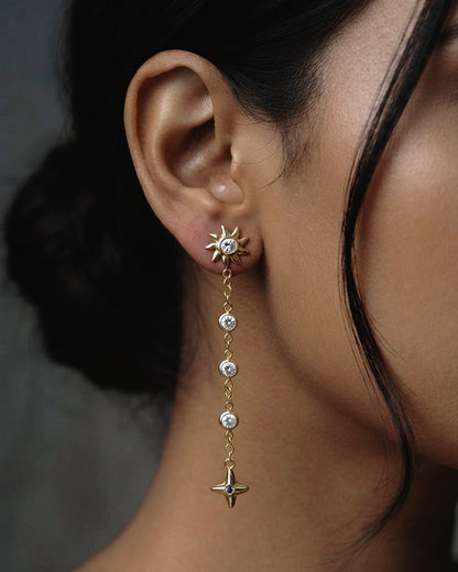 The Lumière Chain Earrings