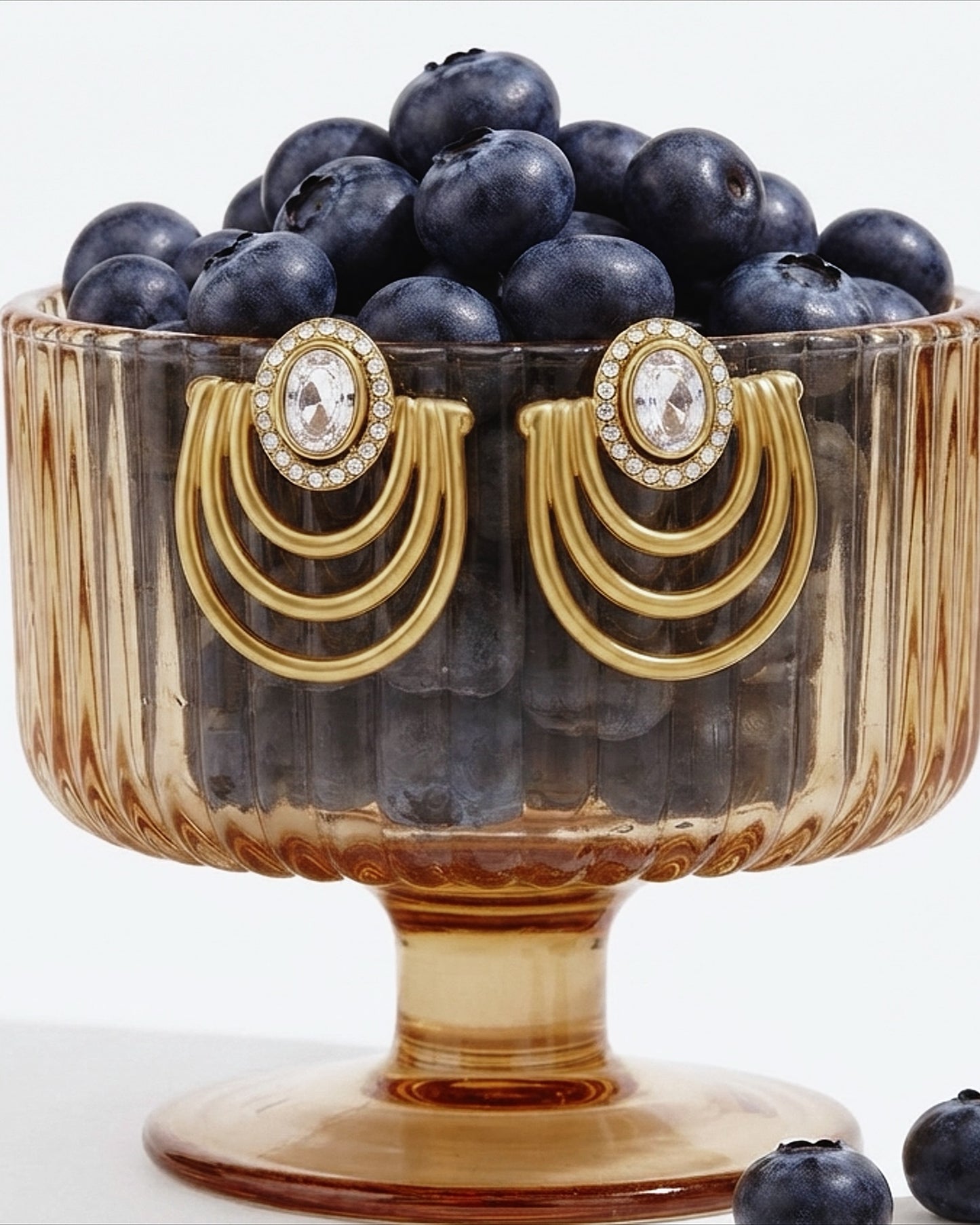 The Baroque Crown Studs
