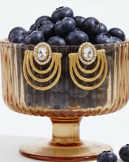 The Baroque Crown Studs