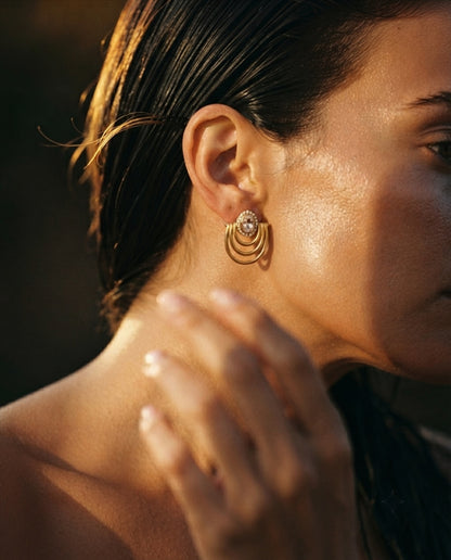 The Baroque Crown Studs