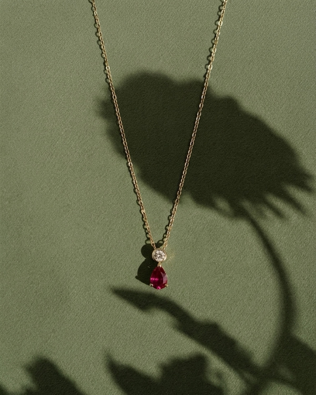 The Ruby Duo Necklace