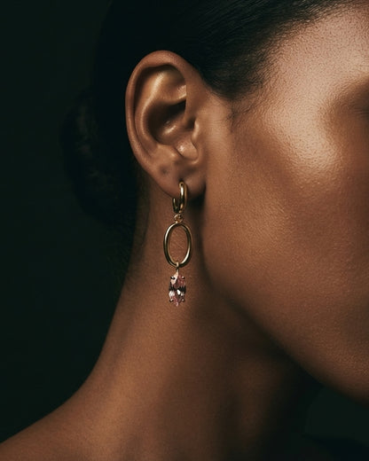 The Blush Oval Drops