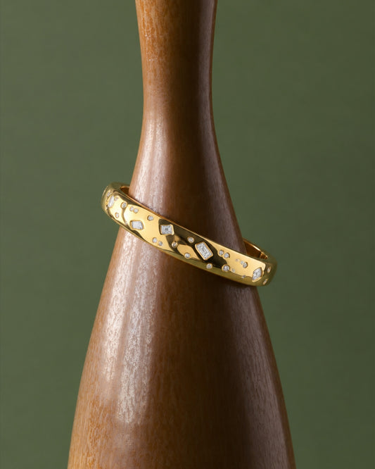 Everyday hammered cuff bracelet India – Zorelle